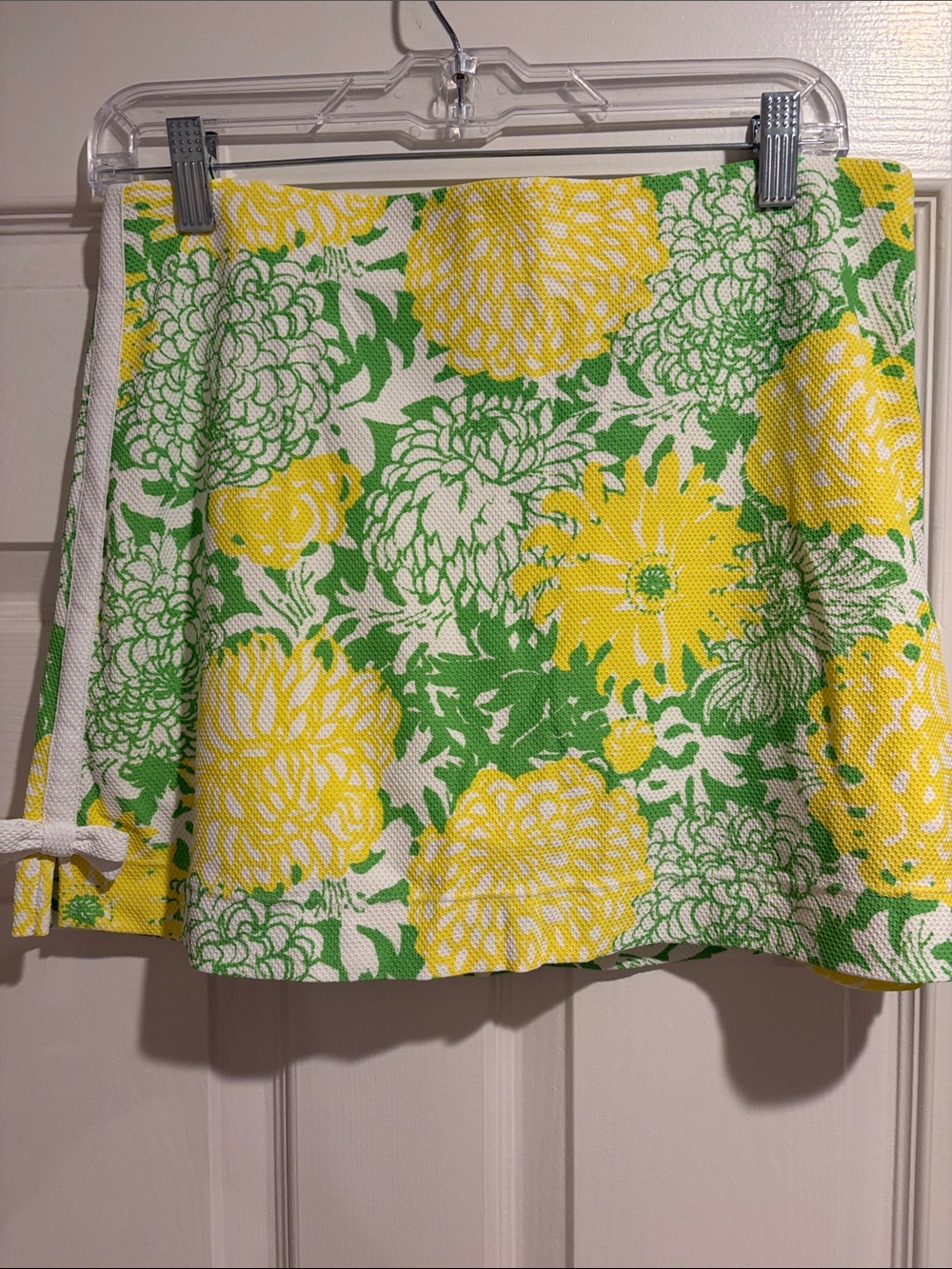Lilly Pulitzer Yellow and Green Meena Skort UPF 50